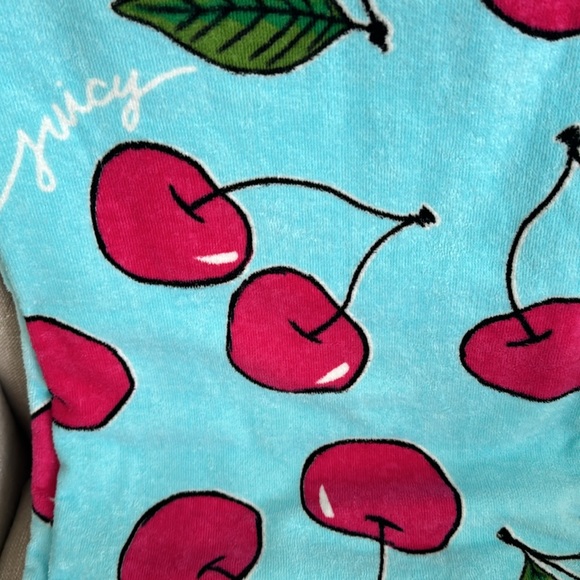 Juicy Couture Cherry Beach Towel  6' Long - NWT - Picture 5 of 5